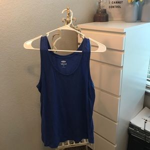 Relaxed blue tank top from old navy